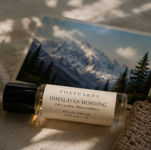 Himalayan Morning roll-on perfume by Postcards Perfumes