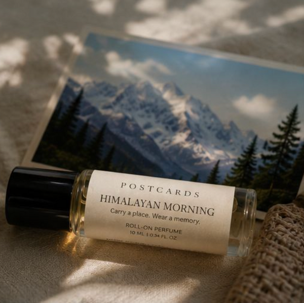 Himalayan Morning roll-on perfume by Postcards Perfumes