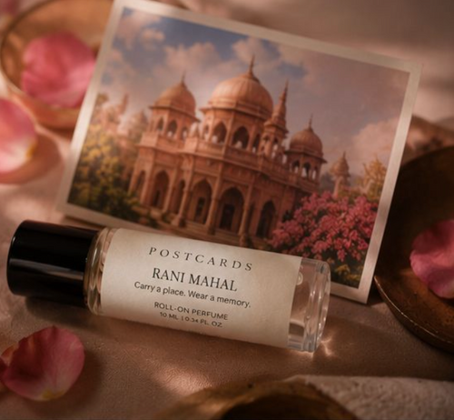 Rani Mahal roll-on perfume by Postcards Perfumes