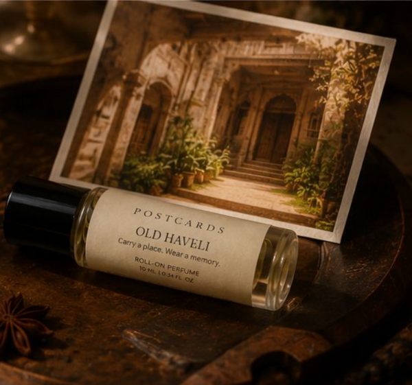 Old Haveli roll-on perfume by Postcards Perfumes